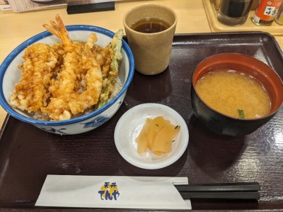 <天丼てんや>天丼 中野駅の天丼--天丼てんや 中野店