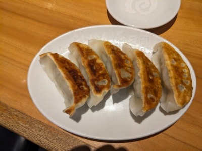 <らあめん花月嵐>餃子 所沢駅のラーメン--らあめん花月嵐 所沢駅前店