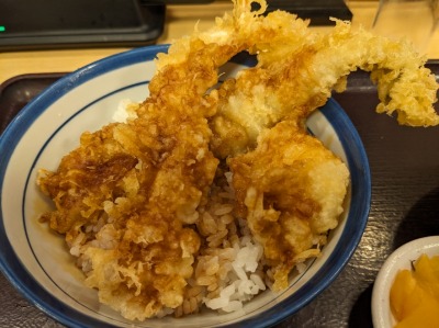 <天丼てんや>ごちそう天丼 中野駅の天丼--天丼てんや 中野店