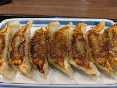 <リンガーハット>ぎょうざ7個定食+半チャーハン 津久野駅の長崎ちゃんぽん--リンガーハット イトーヨーカドー津久野店