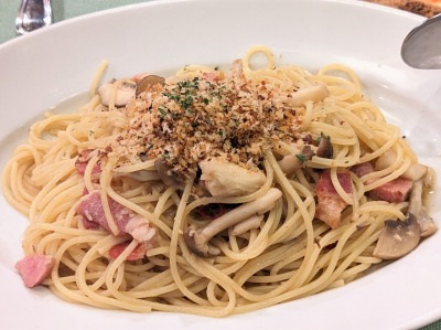 <マンマパスタ>ペペロンチーノ 金沢文庫駅のイタリアン--マンマパスタ 金沢文庫店