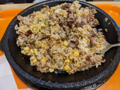 <ペッパーランチ>お肉たっぷりペッパーライス 阪東橋駅の鉄板焼き--ペッパーランチ 横浜大通公園店