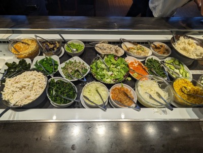 <ステーキのあさくま>サラダバー 源道寺駅のステーキ・ハンバーグ--ステーキのあさくま 富士宮店