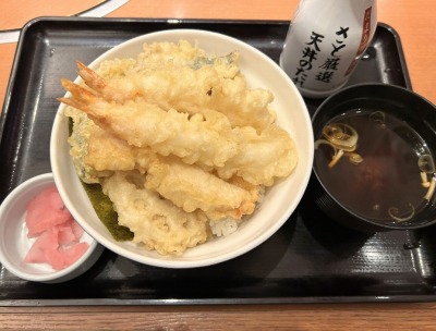<和食さと>天丼 大須観音駅のファミレス--和食さと 水主町店