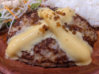 <びっくりドンキー>チーズバーグディッシュ 下曽根駅のハンバーグ--びっくりドンキー サニーサイドモール小倉店
