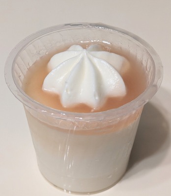 <シャトレーゼ>山梨県産白桃杏仁豆腐 さいたま新都心駅のケーキ--シャトレーゼ JRさいたま新都心駅店