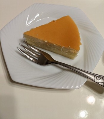 <河口湖スイーツガーデン>ベイクドチーズケーキ 河口湖駅周辺のケーキ--河口湖スイーツガーデン