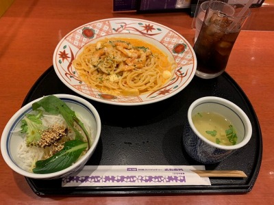 <洋麺屋五右衛門>料理 伏見駅のスパゲッティ--洋麺屋五右衛門 名古屋伏見店