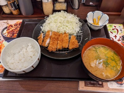<かつ庵>熟成ロースかつ定食 真岡駅のとんかつ--かつ庵 真岡店