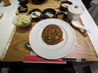 <川府>炒飯セット 神保町駅周辺の四川料理--川府