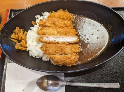 <かつ庵>熟成ロースかつカレー 朝霞駅周辺のとんかつ--かつ庵 新座馬場店
