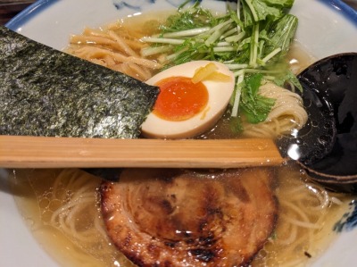 <阿夫利>柚子塩ラーメン 高輪ゲートウェイ駅周辺のラーメン--阿夫利 高輪ゲートウェイ