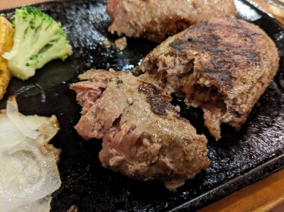 <ビッグボーイ>大俵ハンバーグステーキ 真岡駅のステーキ・ハンバーグ--ビッグボーイ 真岡店