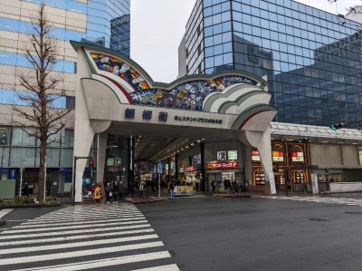 <銀柳街>川崎の中心的な繁華街 川崎駅の商店街--銀柳街