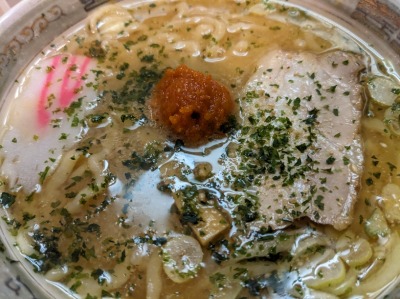 <龍上海>赤湯からみそラーメン 米沢駅の山形赤湯辛味噌ラーメン--龍上海 米沢店