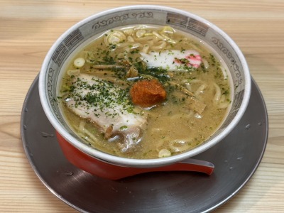 <龍上海>赤湯からみそラーメン 米沢駅の山形赤湯辛味噌ラーメン--龍上海 米沢店
