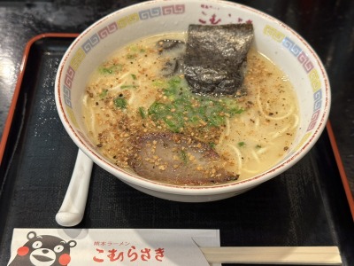 <こむらさき>ラーメン 通町筋駅の熊本ラーメン--こむらさき 上通中央店