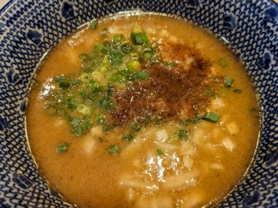 <らあめん花月嵐>豚そばつけ麺 東新庄駅周辺のラーメン--らあめん花月嵐 富山新屋店