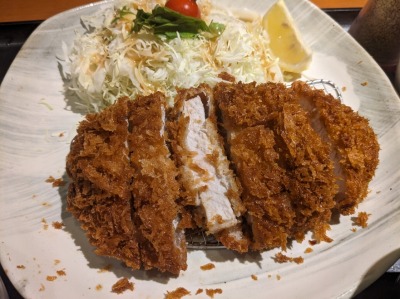 <和食さと>厚切りロースとんかつ 北野田駅周辺のファミレス--和食さと 堺美原店