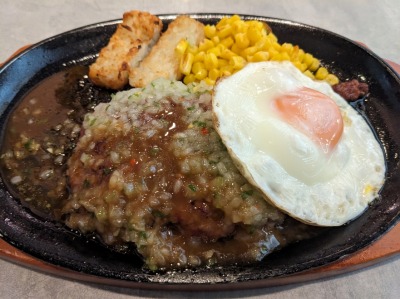 <サイゼリヤ>ディアボラ風ハンバーグ 五井駅周辺のイタリアンファミレス--サイゼリヤ アリオ市原店