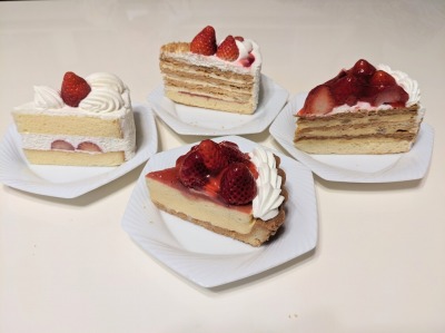 <銀座コージーコーナー>苺づくし 鹿島田駅のケーキ--銀座コージーコーナー マルエツ鹿島田