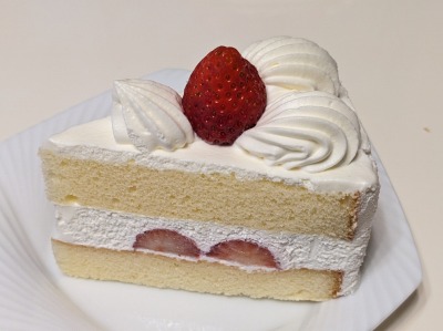 <銀座コージーコーナー>苺のショートケーキ 上飯田駅のケーキ--銀座コージーコーナー アピタ名古屋北