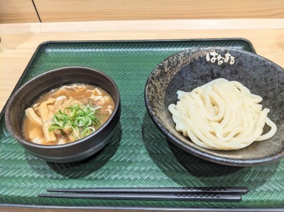 <はなまるうどん>魚介豚骨つけ麺 北山駅周辺の讃岐うどん--はなまるうどん 荒巻ワンダープラザ店