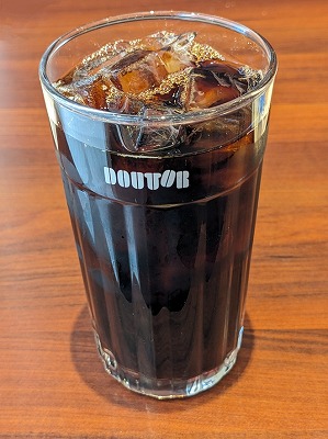 <ドトールコーヒーショップ>アイスコーヒー 洗足駅のカフェ--ドトールコーヒーショップ 洗足駅前店