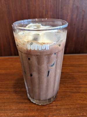 <ドトールコーヒーショップ>アイスココア 洗足駅のカフェ--ドトールコーヒーショップ 洗足駅前店