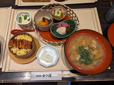 <かごの屋>鰻せいろと夏の籠盛り3種セット 大和八木駅周辺の和食--かごの屋 奈良橿原店