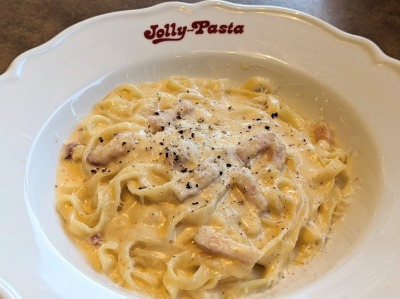 <ジョリーパスタ>感動カルボナーラ 東岸和田駅周辺のイタリアン--ジョリーパスタ 岸和田店