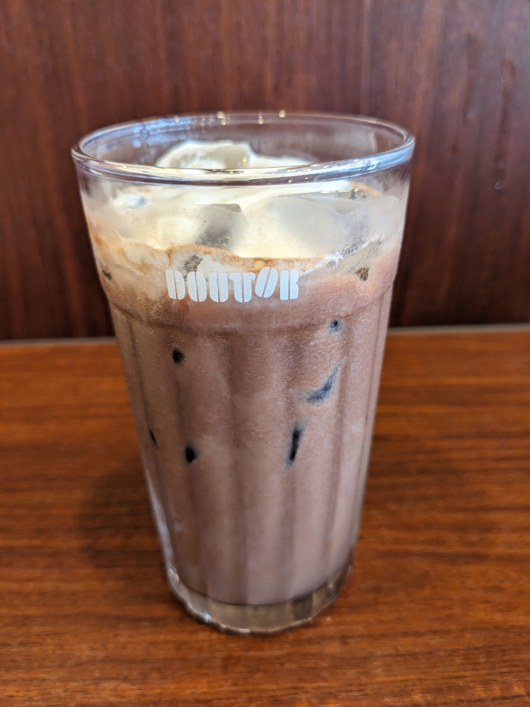 <ドトールコーヒーショップ>アイスココア 虎ノ門駅のカフェ--ドトールコーヒーショップ 虎ノ門桜田通り店