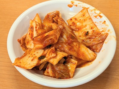 <日高屋>白菜キムチ 東十条駅周辺の中華--日高屋 東十条店