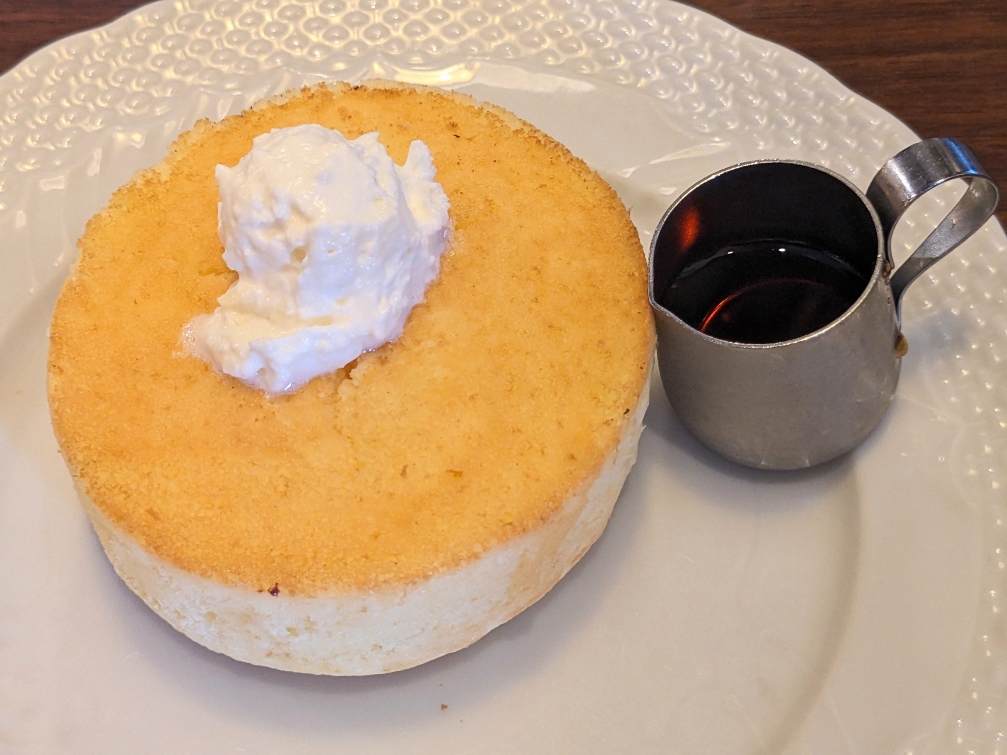 <星乃珈琲店>ミニパンケーキ 松戸駅周辺のカフェ--星乃珈琲店 松戸駅前店