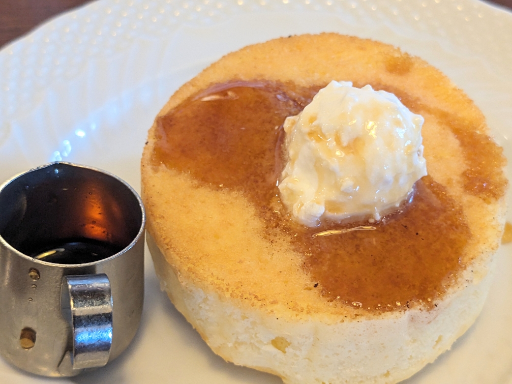<星乃珈琲店>ミニパンケーキ 松戸駅周辺のカフェ--星乃珈琲店 松戸駅前店