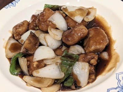 <バーミヤン>黒酢の酢豚定食 今津駅周辺の中華--バーミヤン 西宮今津店