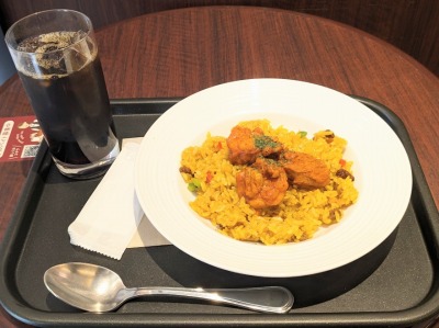<カフェ・ベローチェ>ドライカレーセット 四条駅周辺のカフェ--カフェ・ベローチェ 烏丸仏光寺店