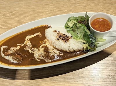 <むさしの森珈琲>バターチキンカレー 研究学園駅周辺のカフェ--むさしの森珈琲 イーアスつくば店