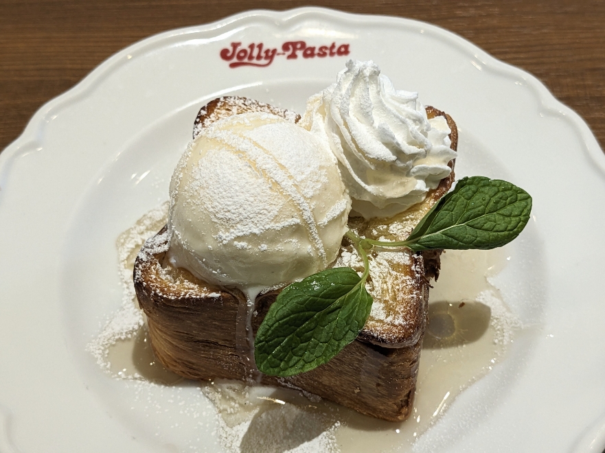 <ジョリーパスタ>ハニートースト 南小樽駅周辺のイタリアン--ジョリーパスタ 小樽築港店