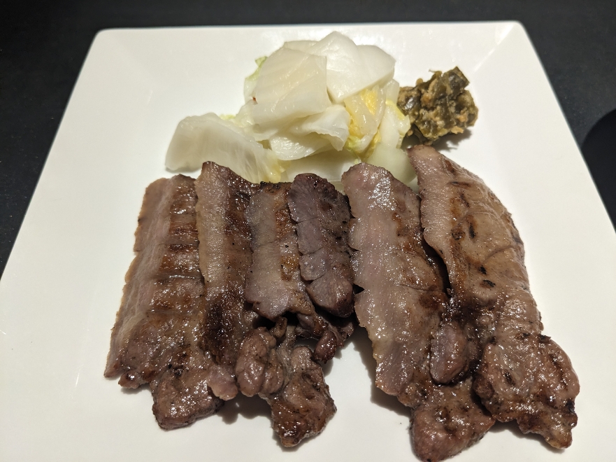 <伊勢屋>牛たん膳 仙台駅周辺の牛タン--伊勢屋 牛たん通り店