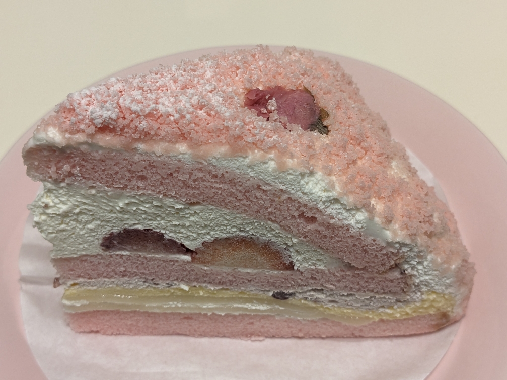 <銀座コージーコーナー>さくらのケーキ 王子駅周辺のケーキ--銀座コージーコーナー 王子