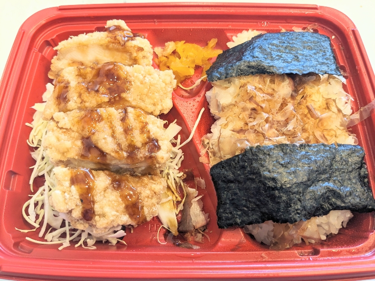 <キッチンオリジン>チキン竜田のり弁当 南浦和駅周辺のお弁当・惣菜--キッチンオリジン 南浦和店