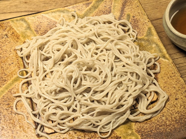 <九つ井>天ざるそば かき揚げ 二子玉川駅周辺の和食--九つ井 玉川店